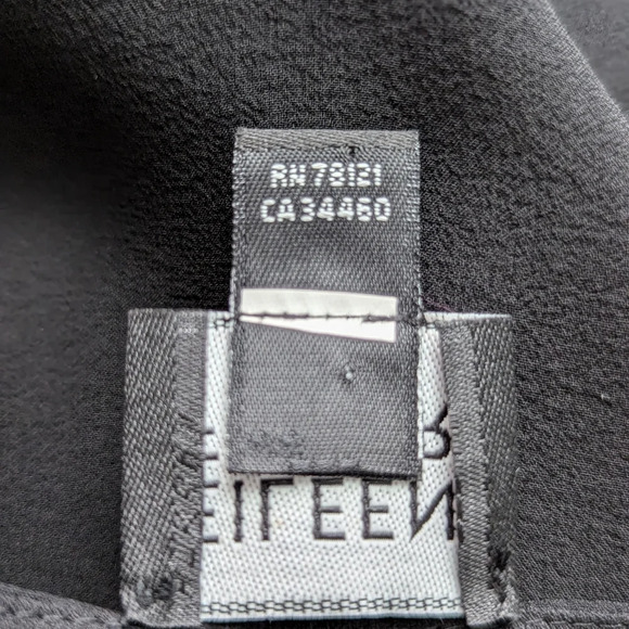 Eileen Fisher 100% Silk Asymmetrical Hem Minimalist Midi Dress in Petite PP - Picture 13 of 16